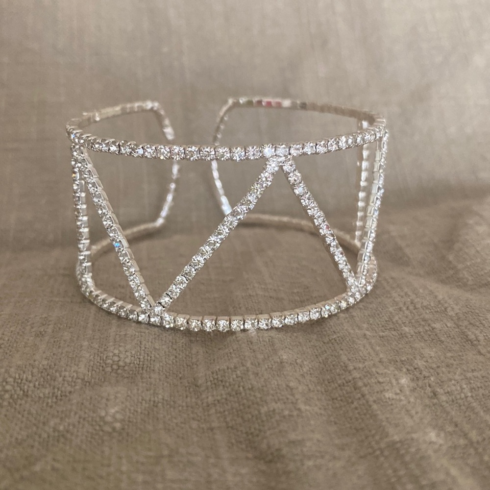 Rhinestone Cuff Bracelet